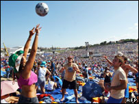  Participantes do festival na Itália