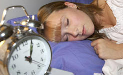 Sleeping woman
