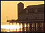Sunset over Pier 27 July - pic Rachel Simpson