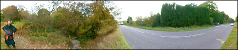 The A60 (site of Robin and Little John's first meeting)