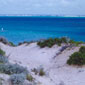 The coast at Perth before setting off on the boat trip
