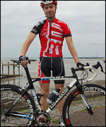 Dean with his bike