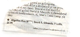 Y daily Post yn osgoi teitl heriol