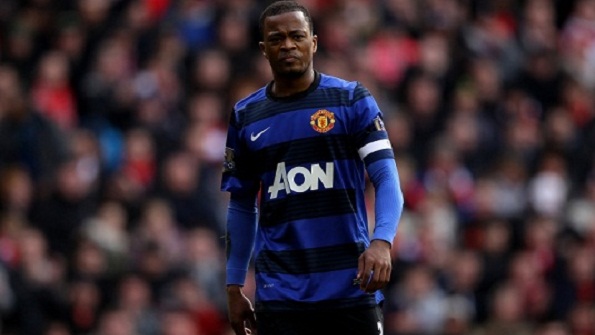 Patrice_Evra of Manchester_United after the Liverpol FA_Cup match