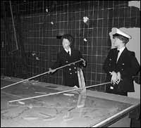 RAF plotting room