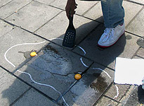 Sunny-side up? Vis fries eggs on the pavement...