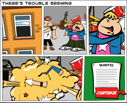 There's trouble brewing