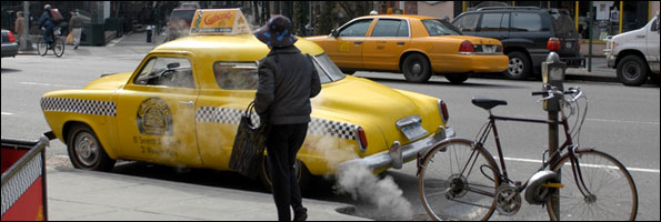 Taxi and bike