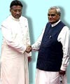 leaders of Pakistan and India