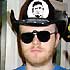 Huw in his Johnny Cash hat