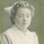 Photograph of Doris Irene Davies (nÃ©e Scourfield)taken when I was a student nurse in 1940. For photographs of my husband Tom Davies, see the individual stories.