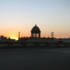 Monument near Clifton Beach at Sunset