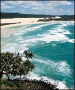A beach