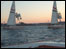 Close racing during the final sprints