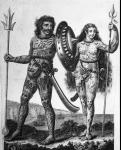 A drawing of how Picts may have looked