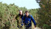Derek and his guide on part of the walk