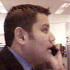 Student on the phone