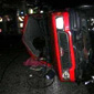 The remains of the bands tour bus