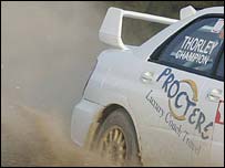 Rally car