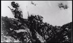 US troops go over the top