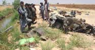 Aftermath of drugs raid picture (courtesy of Afghanistan Police) 