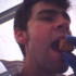 Ste chomping away