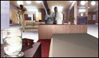 One of the concept designs on display.