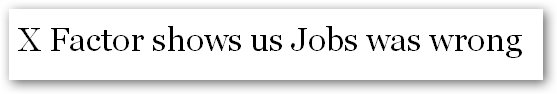 Times headline