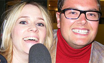 Greg James and Gemma
