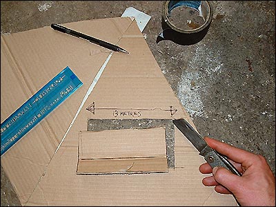Cut a rectangle out