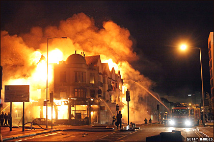 Incendio en Croydon