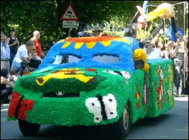 Colourful car
