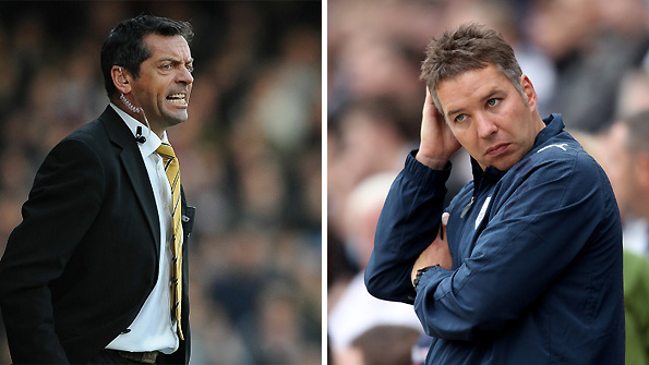 Phil Brown (left) is the new manager at Preston after the sacking of Darren Ferguson.