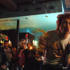 Pennie from The Automatic joins the crowd at the Welsh party...