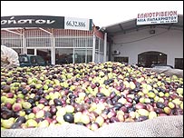 a sack of olives