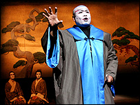 Actor on stage.