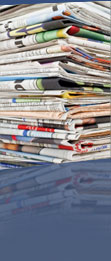 A pile of newspapers