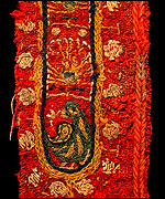 Detail of embroidered clavus, Egypt, c.9th century