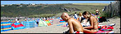The beach at Bantham, South Devon