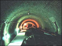In the mine