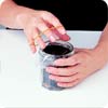 Cover the jar with an elastic band