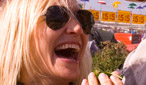 Jo Whiley makes a new friend!