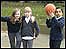 Group of children playing in playground