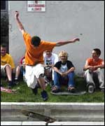 Skateboarding