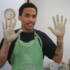 Dev's dirty hands!