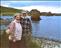 Mabel with her husband Charlie, Ballintoy - 2007