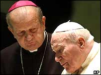 Dziwisz e o papa