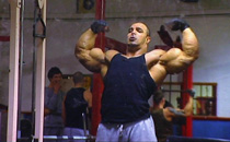 British body builder Zak Khan