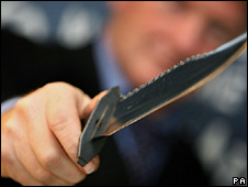 Man holding knife