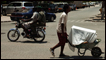 A street scene in Tete, Mozambique